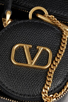 Thumbnail for your product : Valentino Garavani Set of four pebbled-leather cosmetics cases