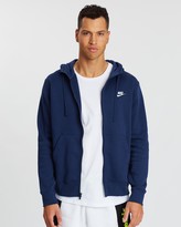 Thumbnail for your product : Nike Blue Hoodies - Club Full-Zip Fleece Hoodie - Size 3XL at The Iconic