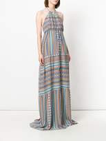 Thumbnail for your product : Fisico patterned halterneck dress