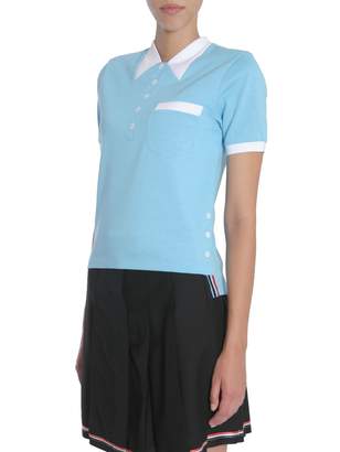 Thom Browne Cotton Jersey Polo Shirt