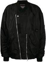 Thumbnail for your product : SONGZIO Asymmetric-Design Zip-Up Jacket