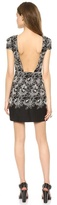 Thumbnail for your product : Tibi Embroidered Eyelet Cap Sleeve Dress
