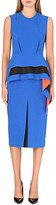 Thumbnail for your product : Roksanda Ilincic Mariya ruffled-waist dress Blue