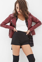 Thumbnail for your product : Forever 21 Mesh Overlay Shorts