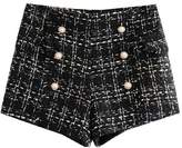 Thumbnail for your product : Goodnight Macaroon 'Belle' Tweed Buttoned Shorts