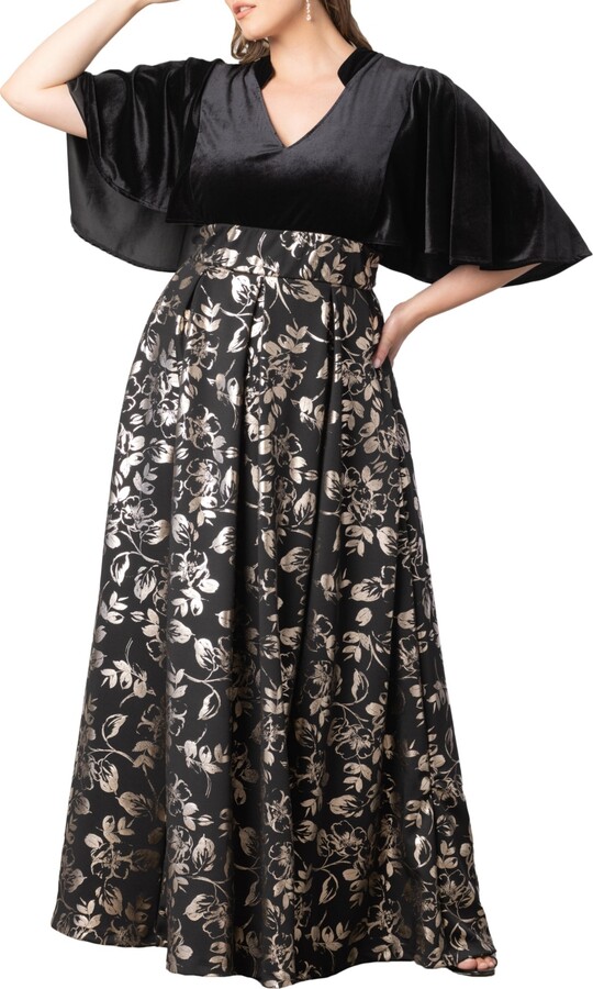 Kiyonna Women's Plus Size Radiant Opulence Evening Gown