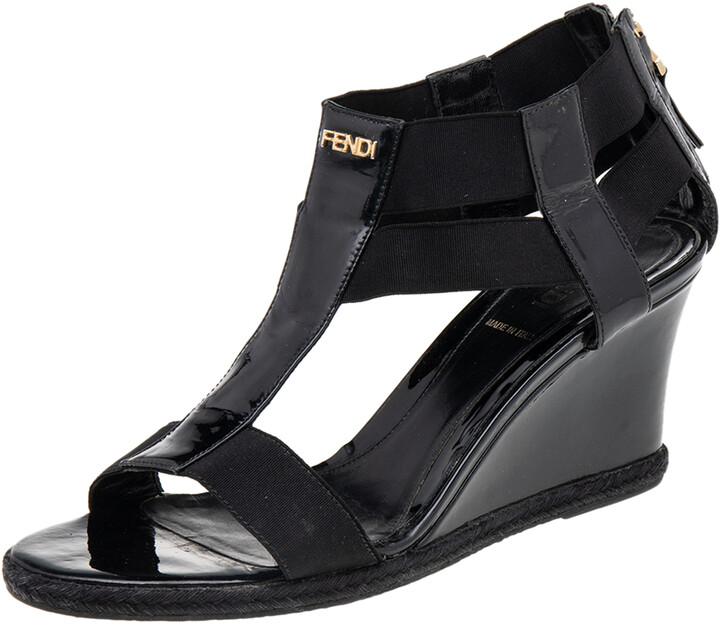 fendi wedge heels