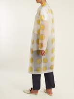 Thumbnail for your product : Christopher Kane Sun Print Frosted Rubberised Coat - Womens - Yellow Multi
