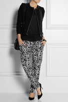 Thumbnail for your product : Isabel Marant Musk leopard-print silk pants