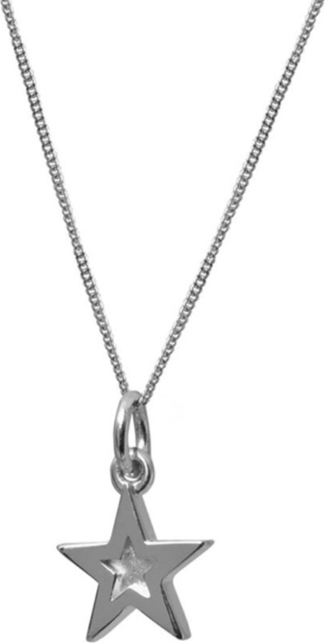 Edge Only Mini Megastar Pendant Sterling Silver