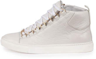 Balenciaga Arena Leather High-Top Sneaker