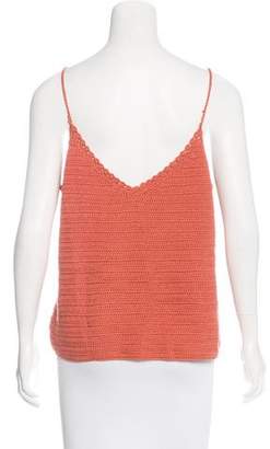 Intermix Crochet Sleeves Top w/ Tags