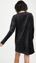 Thumbnail for your product : Ninety Percent Oversized Velour Dress
