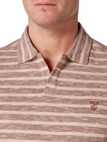Thumbnail for your product : Howick Men's Santiago Stripe Slub Resort Neck Polo Shirt