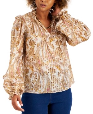 plus size peasant tops cheap