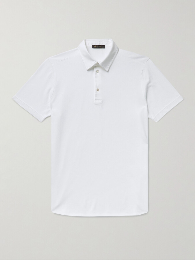 Loro Piana Cotton-Piqué Polo Shirt