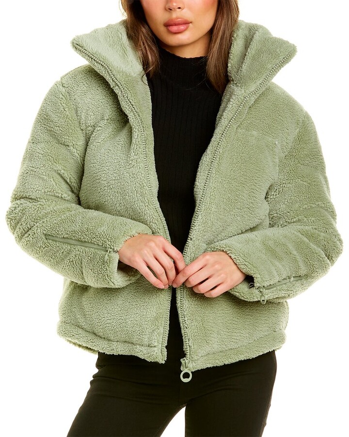 noize fleece puffer coat
