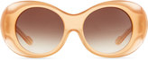 Thumbnail for your product : Courreges Plastic Sunglasses, Peach