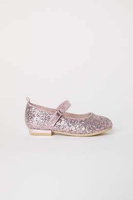 H&M Glittery Ballet Flats - Pink