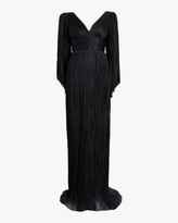 Thumbnail for your product : Maria Lucia Hohan Catalina Embellished Long Sleeve Gown