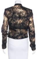 Thumbnail for your product : Yigal Azrouel Leather-Accented Moto Jacket