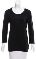 Thumbnail for your product : Burberry Embellished Wool Sweater