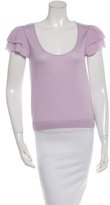 Thumbnail for your product : Valentino Short Sleeve Wool Top w/ Tags
