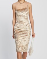 Thumbnail for your product : she.is.us - Women's Gold Midi Dresses - Carlita Dress - Size One Size, 6 at The Iconic