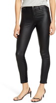 Thumbnail for your product : 1822 Denim Coated Front Ankle Skinny Jeans