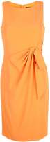 Thumbnail for your product : Paule Ka sleeveless ruched bow dress
