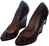 Thumbnail for your product : Casadei Brown Leather Heels