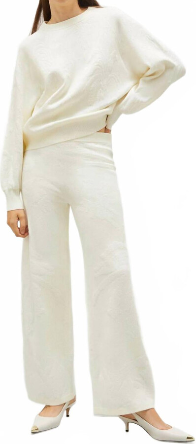 Ughetta 2 Terrycloth Palm Pants In Cream
