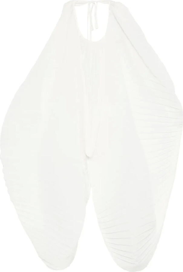 MARK KENLY DOMINO TAN Anthea-Atelier plissé blouse