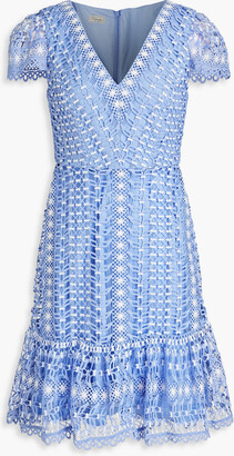 Temperley London Guipure lace mini dress