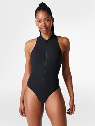 Leia Strikt tafel High Neck Swimsuit | ShopStyle UK
