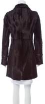 Thumbnail for your product : J.Crew Pony Hair Knee-Length Coat