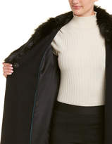 Thumbnail for your product : Via Spiga Belted Wool-Blend Coat