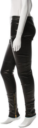 Tom Ford Leather Mid-Rise Pants