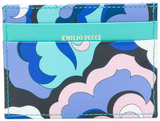 Emilio Pucci abstract print card holder