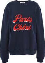 Thumbnail for your product : BA&SH Cheri Printed French Cotton-terry Sweatshirt