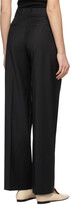 Thumbnail for your product : LOULOU STUDIO Black Super 120s Wool Sbiru Trousers