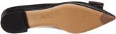 Thumbnail for your product : Ferragamo Zeri Leather Ballet Flat