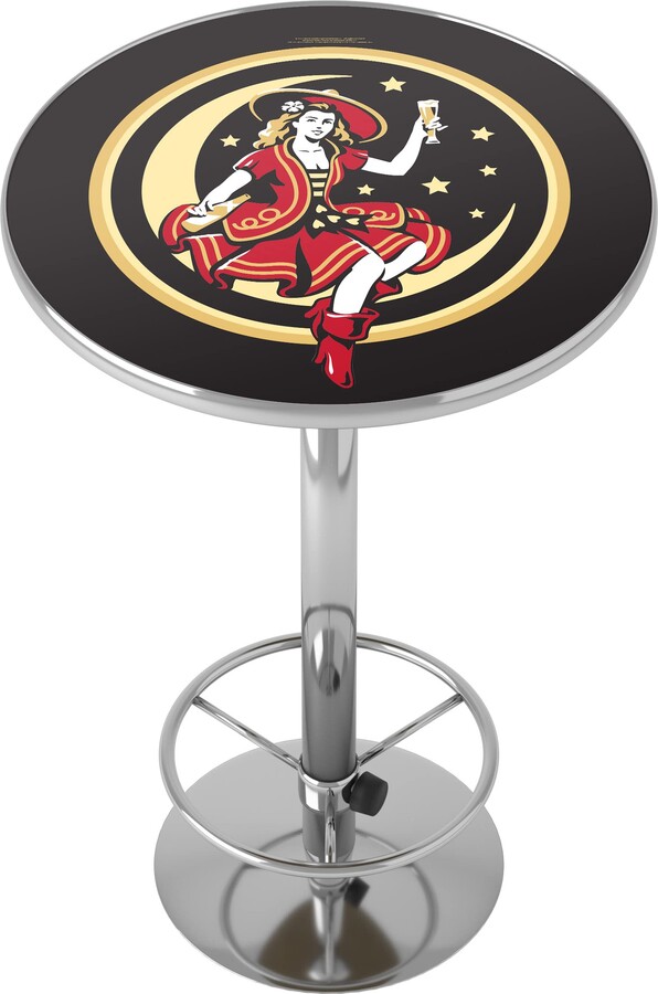 Trademark Gameroom Miller High Life Girl in The Moon Bar Table with