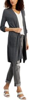 Thumbnail for your product : INC International Concepts Women's Ribbed Duster Cardigan, Created for Macy's