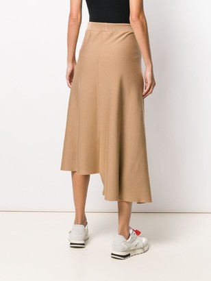 Mrz Wrap-Style Wool Skirt