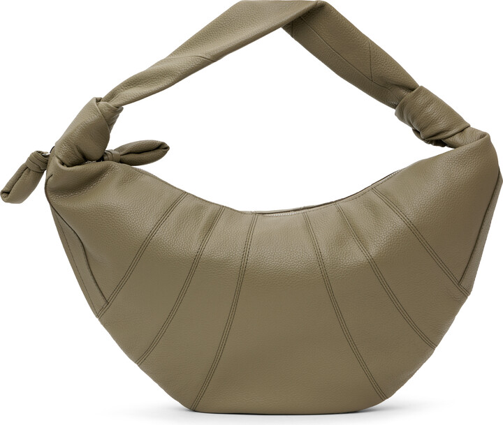 Lemaire Khaki Fortune Croissant Bag