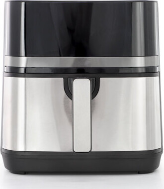 Mega Chef MegaChef 8.5 Quart Bundle Electric Air Fryer in Black and Stainless Steel with 125 Piece Paper Liners