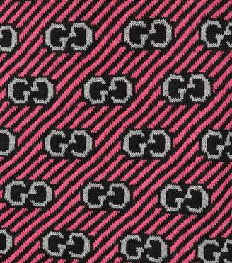 Gucci GG jacquard wool skirt