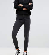 Thumbnail for your product : Noisy May Tall mid rise skinny jean in black