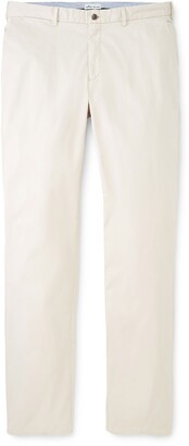 Peter Millar Men's Crown Soft Flat Front Stretch Cotton & Silk Dress Pants